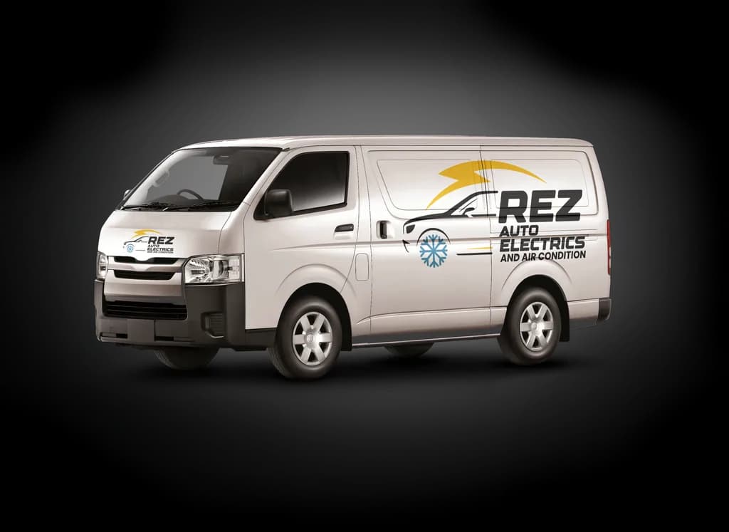 REZ Auto Electrics service van - mobile workshop